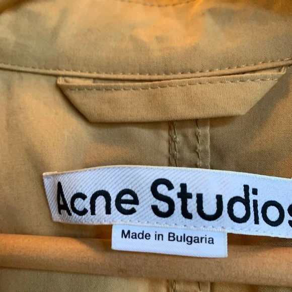 Perfect Acne Studios Capelet Trench Coat 100% Cotton, size S / 36 - Picture 9 of 16